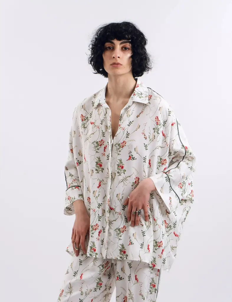 Leena Lounge Suit in Floral Print