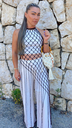 Macrame Black Dress Crochet 