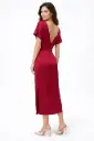 Rana Silk Midi Dress with a Wrap-effect Back