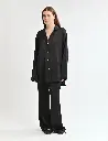 Dolly Black Silk Lounge Pants