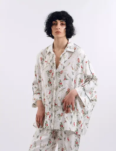 Leena Lounge Suit in Floral Print
